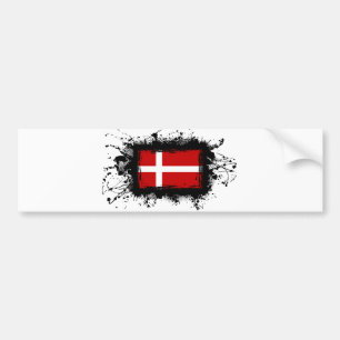 Denmark Flag Bumper Sticker