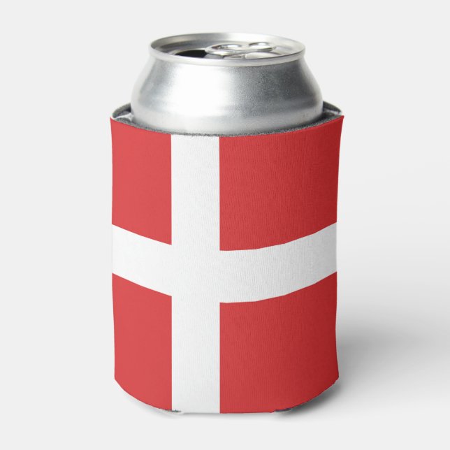 Denmark flag can cooler (Can Front)