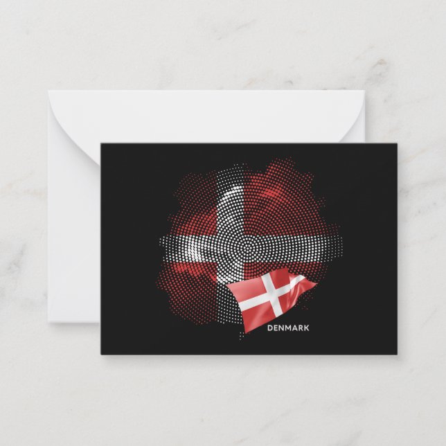 Denmark flag card (Front)