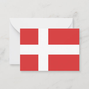 Denmark flag card