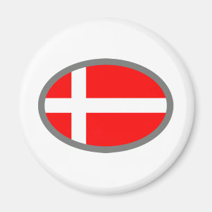 Denmark Flag Cool Design! Magnet