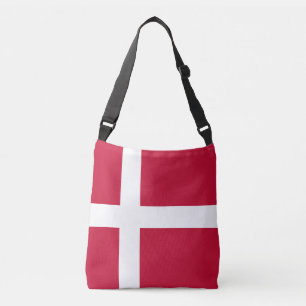 Denmark Flag Crossbody Bag