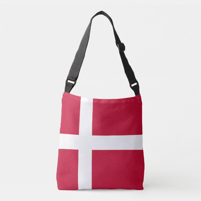 Denmark Flag Crossbody Bag (Front)