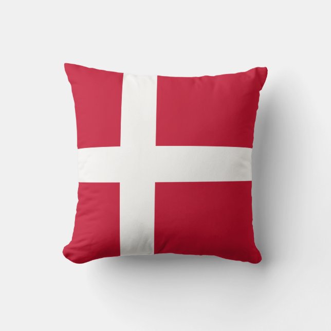 Denmark Flag Cushion (Front)