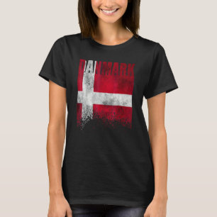 Denmark Flag Danish Flag Scandinavian Viking T-Shirt