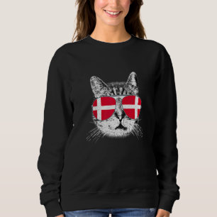 Denmark Flag Danish Nordic Cross Travel Vacation C Sweatshirt