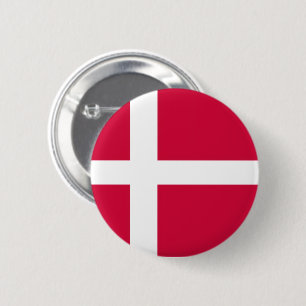 Denmark Flag Danish Pride Round 6 Cm Round Badge