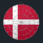 Denmark Flag Dartboard<br><div class="desc">Denmark Flag</div>