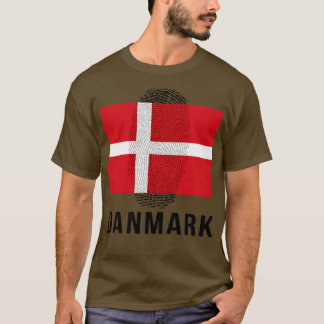 Denmark Flag DNA T-Shirt