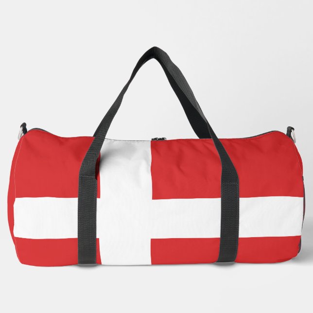 Denmark flag duffle bag (Front)