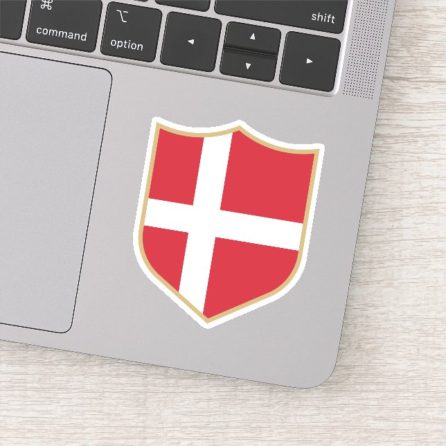 Denmark Flag Emblem Patriotic Travel (Detail)