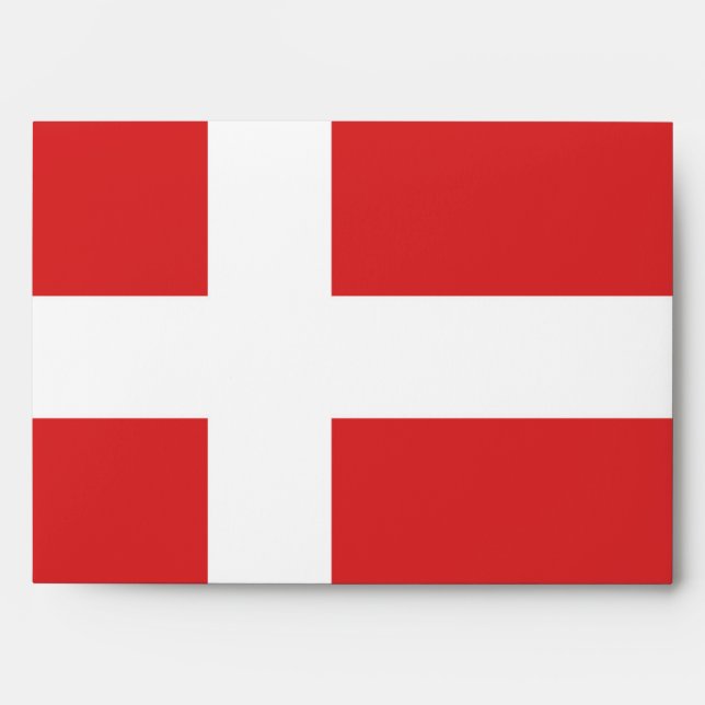 Denmark flag envelope (Front)