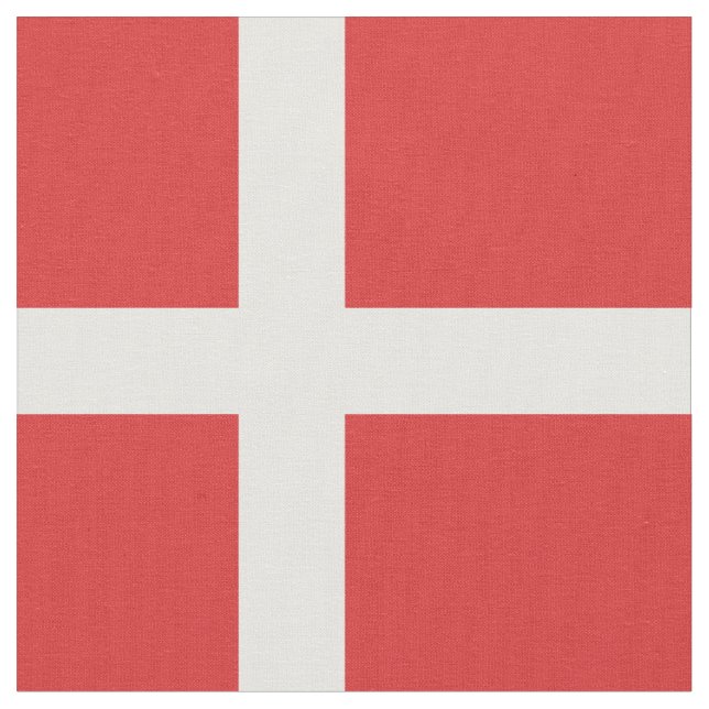 Denmark flag fabric (Close Up)