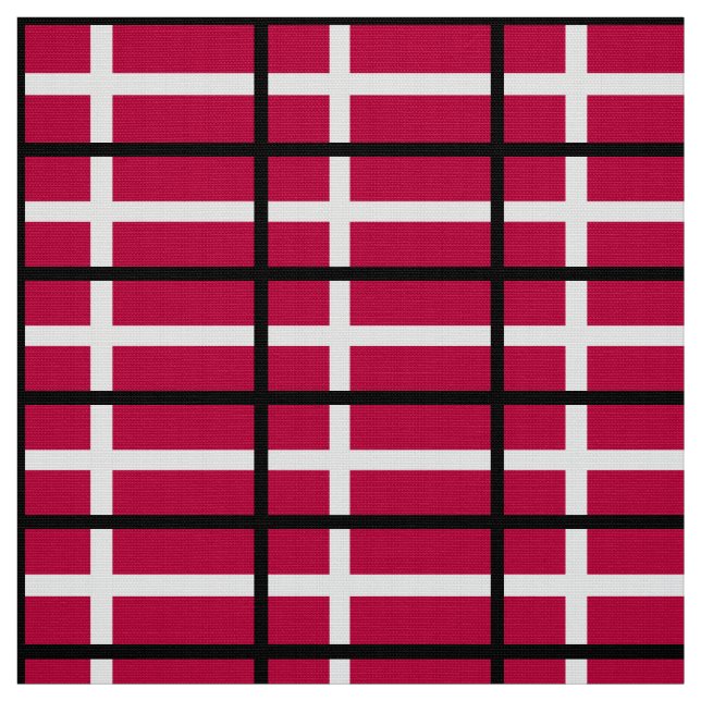Denmark Flag Fabric (Swatch)