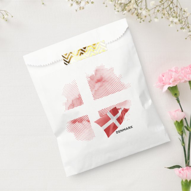 Denmark flag favour bag (Sealed)