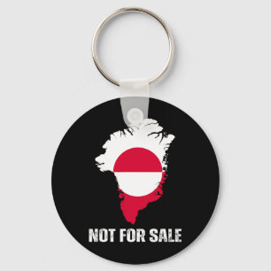 Denmark Flag Greenland Is Not For Sale Annex Green Key Ring
