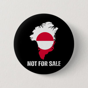 Denmark Flag Greenland Is Not For Sale Annexe Gree 6 Cm Round Badge