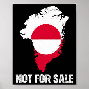 Denmark Flag Greenland Is Not For Sale Annexe Gree Poster