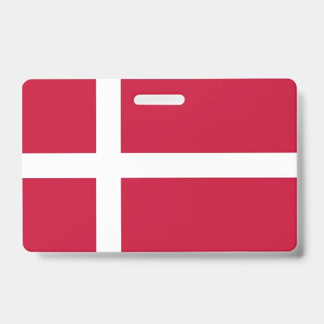 Denmark Flag ID Badge (Front)