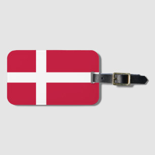 Denmark Flag Luggage Tag
