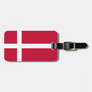 Denmark Flag Luggage Tag