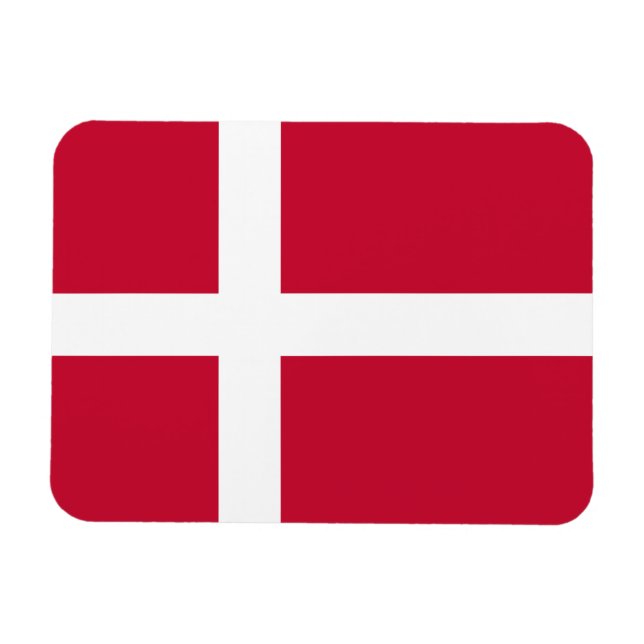 Denmark flag magnet (Horizontal)