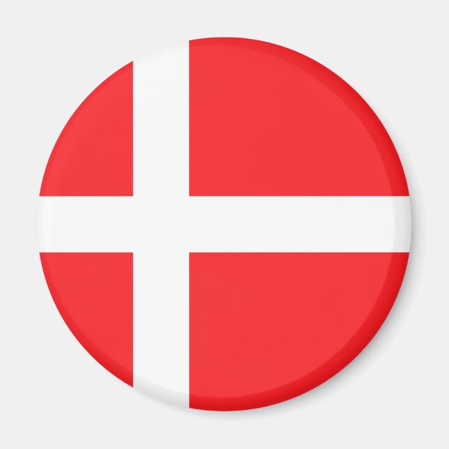 Denmark Flag Magnet (Front)