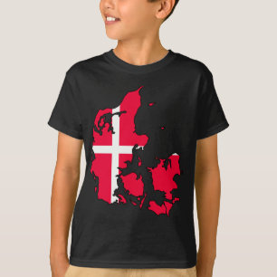 denmark flag map T-Shirt