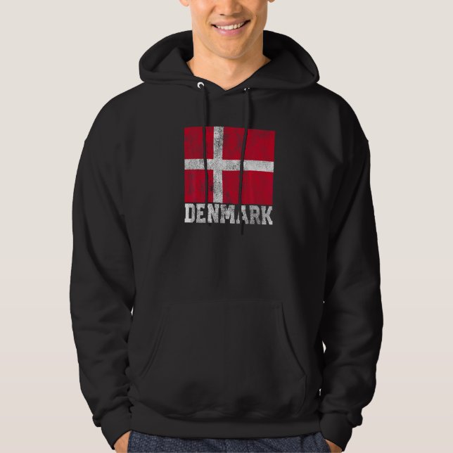 Denmark Flag National Pride Roots Country Family N Hoodie (Front)