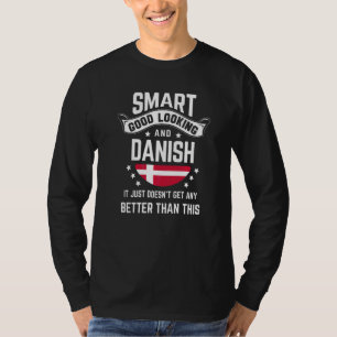 Denmark Flag Native Pride Denmark Danish Roots T-Shirt