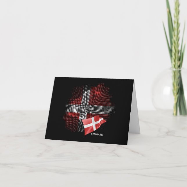 Denmark flag note card (Front)