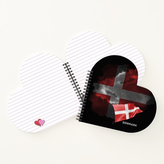 Denmark flag notebook (Inside)