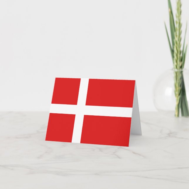 Denmark Flag Notecard (Front)