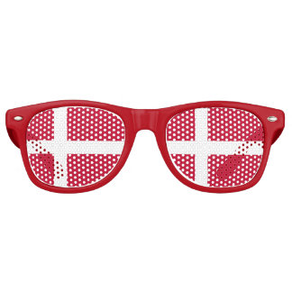 Denmark Flag Party Shades Sunglasses