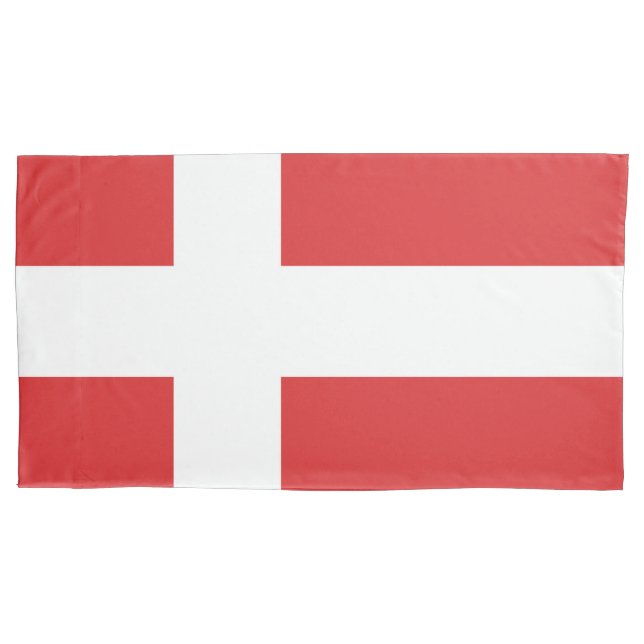 Denmark flag pillowcase (Front)
