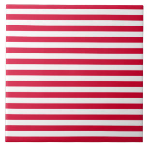 Denmark flag stripes country colour pattern red wh ceramic tile