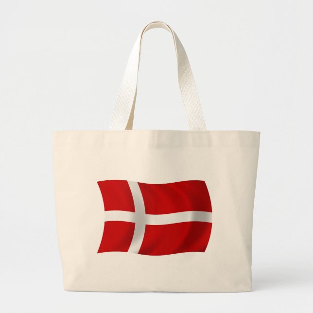 Denmark Flag Tote Bag (Front)