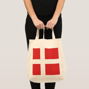 Denmark flag tote bag