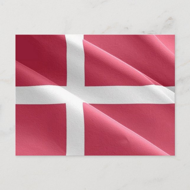 Denmark - Flag Waving - Postcard (Front)