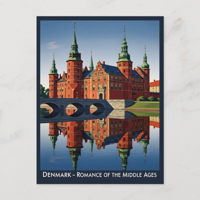 Denmark – Frederiksborg Castle Postcard (Front)