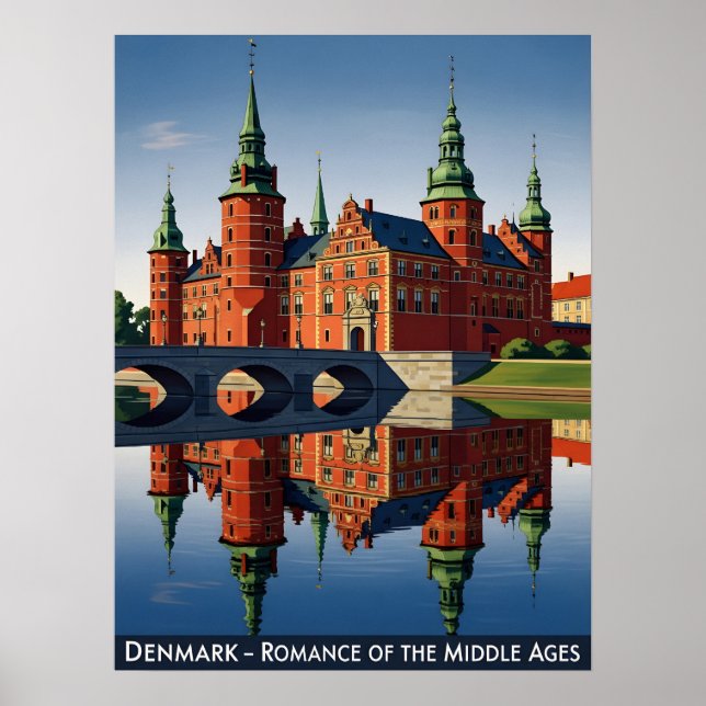 Denmark – Frederiksborg Castle Poster (Front)