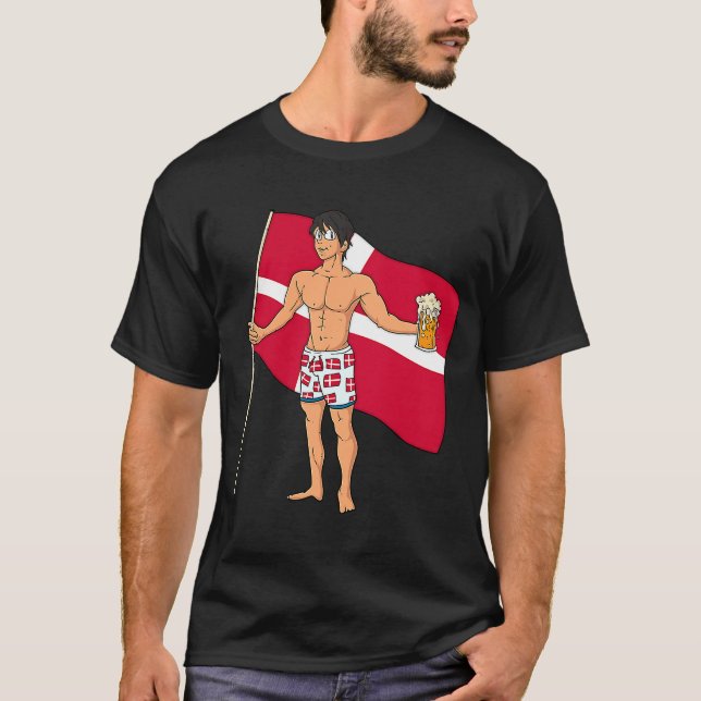 Denmark Hot Boy T-Shirt (Front)