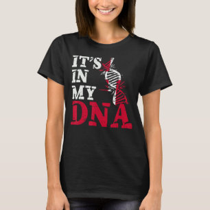 Denmark Its In My Dna Danish Flag Danes T-Shirt