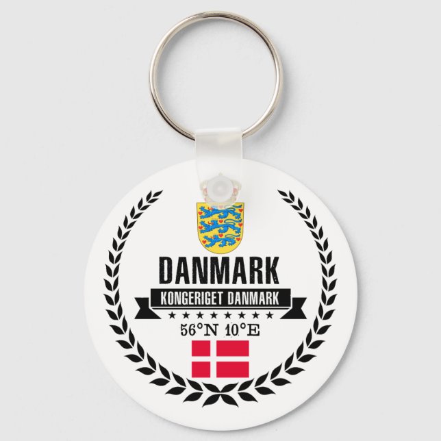 Denmark Key Ring (Front)