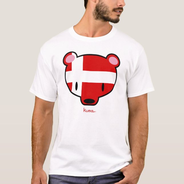 Denmark kuma-chan Shirt (Front)