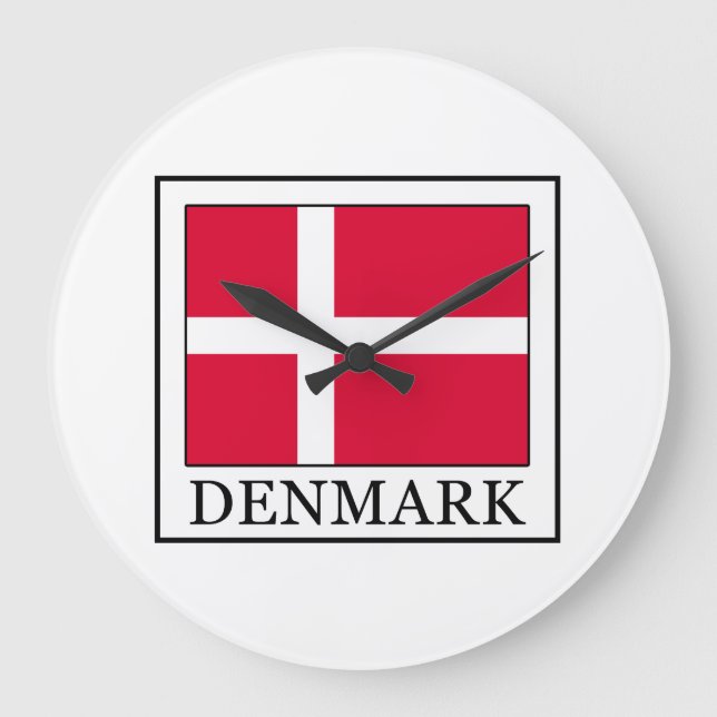 Denmark Large Clock (Front)