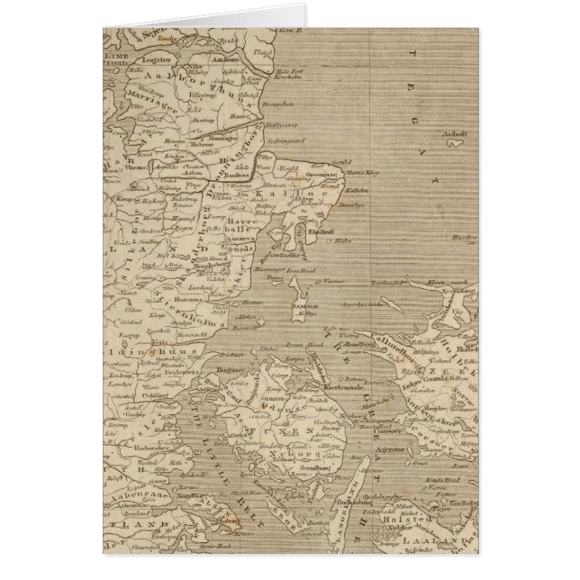 Denmark Map by Arrowsmith (Front)