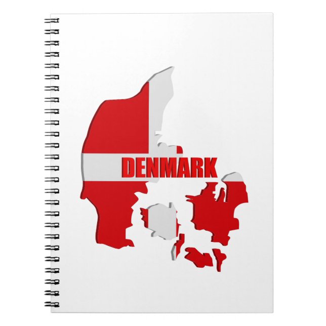Denmark map notebook (Front)
