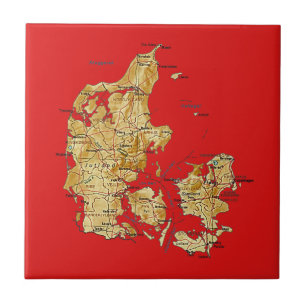 Denmark Map Tile