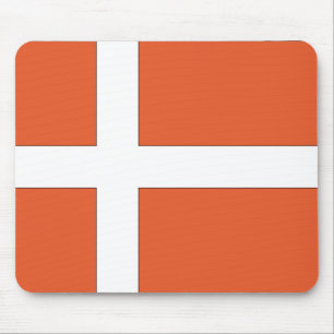 Denmark or Danish Flag Mouse Pad